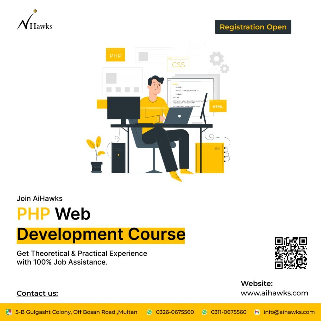 Web Design & Development Using (PHP)